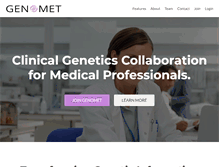 Tablet Screenshot of genomet.com